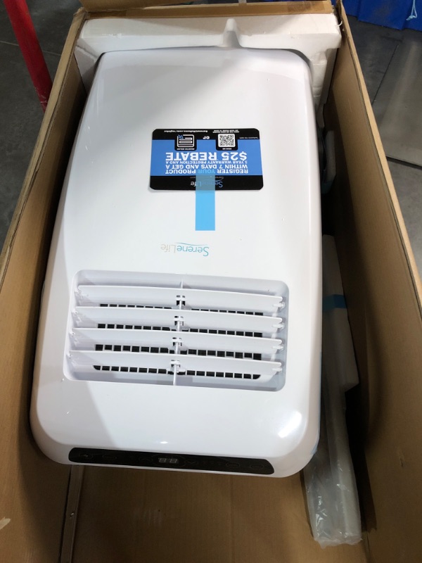 Photo 2 of (READ FULL POST) SereneLife Portable Air Conditioner + Dehumidifier with Window Kit, Remote
