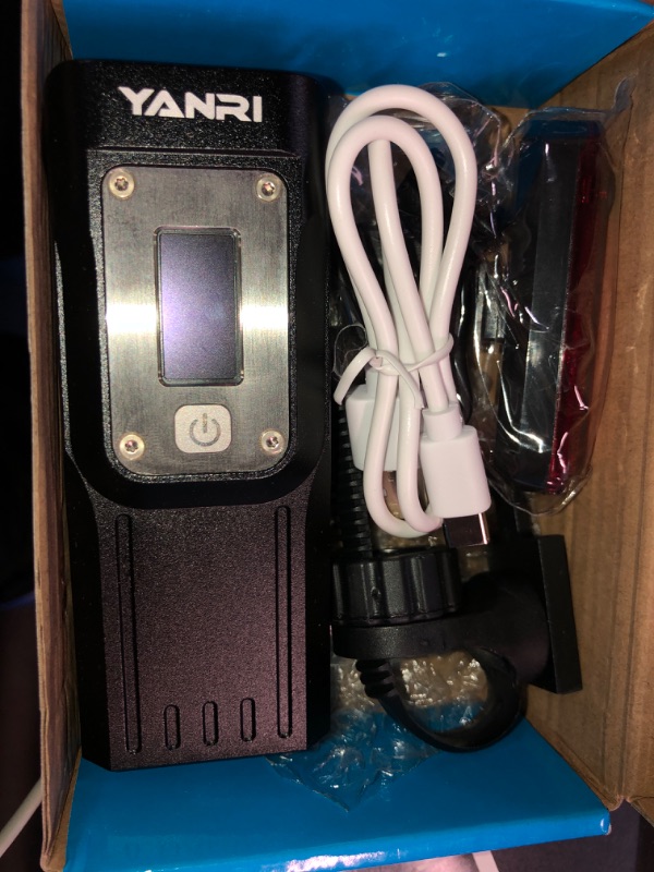 Photo 5 of ***USED - LIKELY MISSING PARTS - UNABLE TO VERIFY FUNCTIONALITY***
8 LED 2000 Lumen Bike Lights, Ultra Bright Bike Headlight with Battery Display, 10000 mAh Type C Rechargeable Bicycle Light, Mountain Road Bike Accessories Fit All Bikes