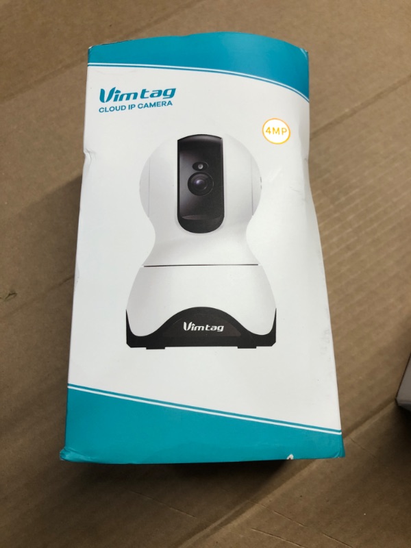 Photo 4 of (READ FULL POST) VIMTAG Pet Camera, 2.5K HD Pet Cam, 360° Pan/Tilt View Angel with Two Way Audio, Dog Camera with Phone APP, Motion Tracking Alarm,Night Vision,24/7 Recording with Cloud/Local SD, Smart Home Indoor Cam 2.5K/4MP Black White