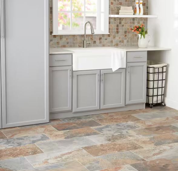 Photo 1 of (STOCK PHOTO FOR REFERENCE ONLY/ COLOR MAY VARY) 
VitaElegante Ardesia 12 in. x 24 in. Glazed Porcelain Floor and Wall Tile (374.4 sq. ft./Pallet)

