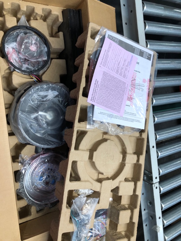 Photo 2 of ***USED - LIKELY MISSING PARTS - UNABLE TO VERIFY FUNCTIONALITY***
Celene II 62 in. Indoor/Outdoor Matte Black DC Motor Ceiling Fan with Adjustable White Integrated LED w/ Remote Included
