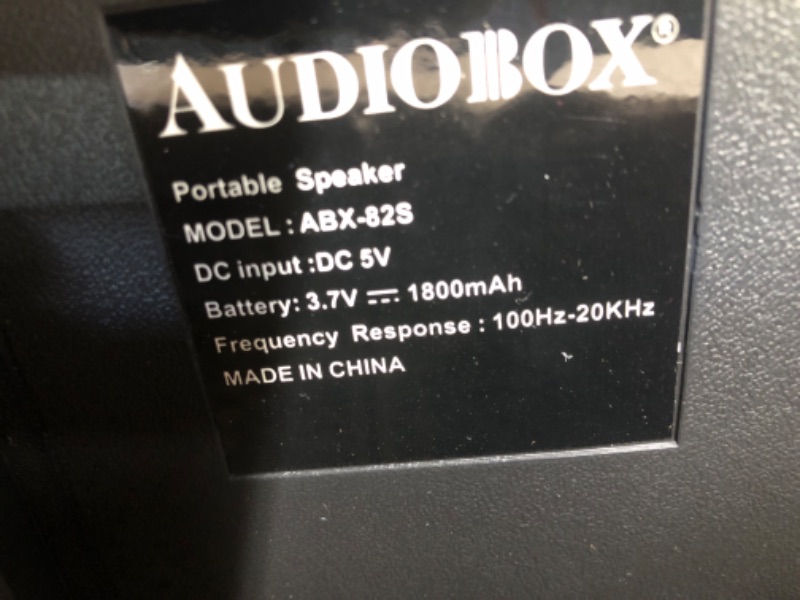 Photo 3 of (READ FULL POST) Audiobox Powerful Portable Speaker With Stand
