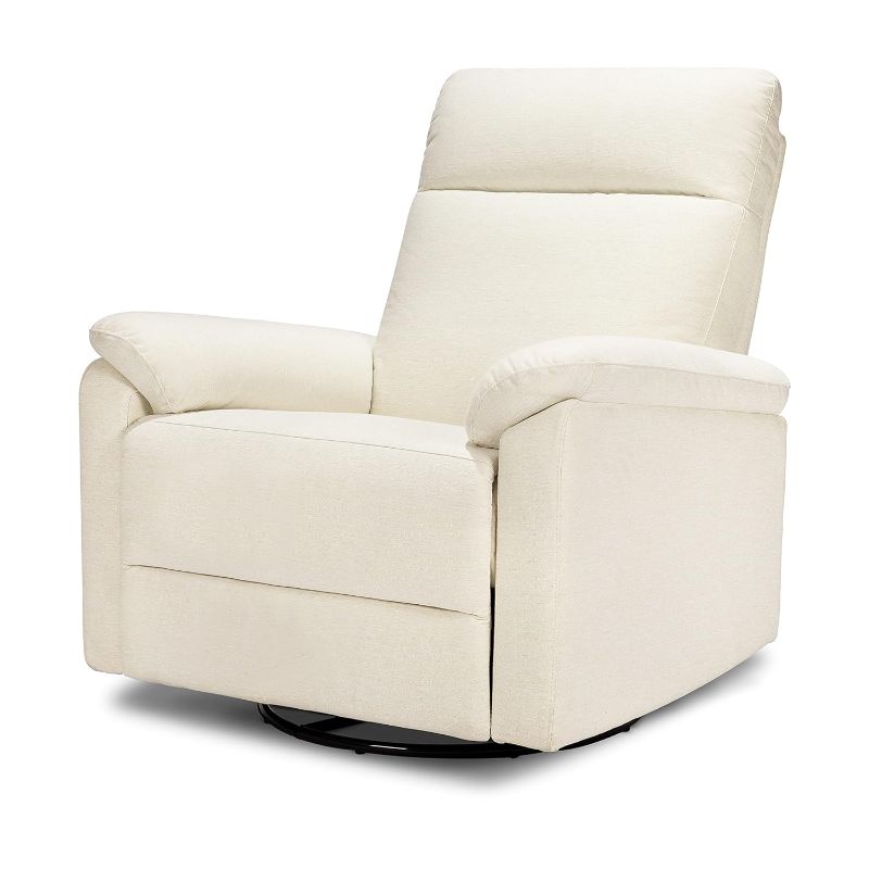 Photo 1 of **SEE NOTES** DaVinci Suzy Swivel Recliner in Vanilla, GREENGUARD Gold & CertiPUR-US® Certified
