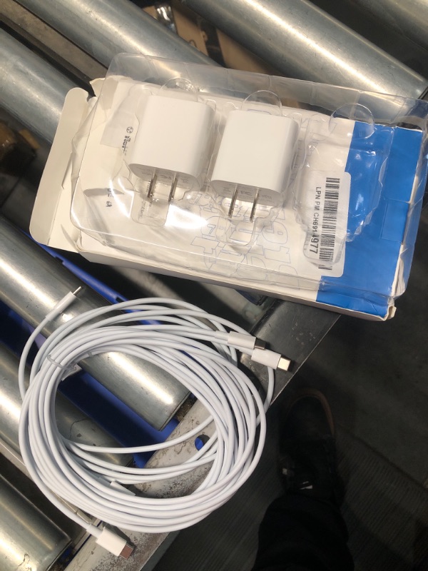 Photo 3 of **MISSING PIECES** Fast Charger iPhone,iPhone Charger Cable,3Pack iPhone Charger Fast Charging 6Foot iPhone Charging USB C Charger Adapter 6FT Type C to Lightning Cable for iPhone 14 Pro Max/14 Plus/13/12 Mini/11/XS/SE *Missing 1 charger*
