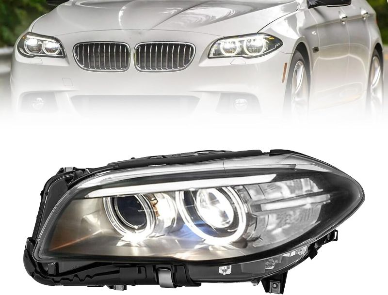 Photo 1 of (READ FULL POST) Xenon HID Headlamp, Front Headlight Assembly For 2014-2017 BMW 5 Series F10/F18, 63117343905 63117343906 Replacement?W/o AFS? (Driver Side)
