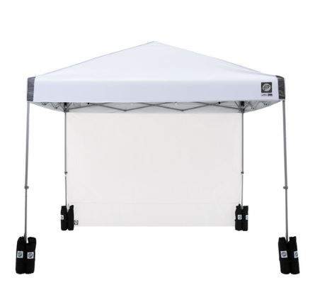 Photo 1 of ***NONREFUNDABLE - NOT FUNCTIONAL - FOR PARTS ONLY - SEE COMMENTS***
E-Z UP Regency 10' x 10' Straight Leg Canopy with Side Wall and 4 Weight Bags
