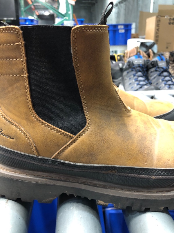 Photo 3 of (please see all images)men's 71/2 Wolverine Mens I 90 Waterproof Composite Toe Romeo Slip On Boot 14 Brown