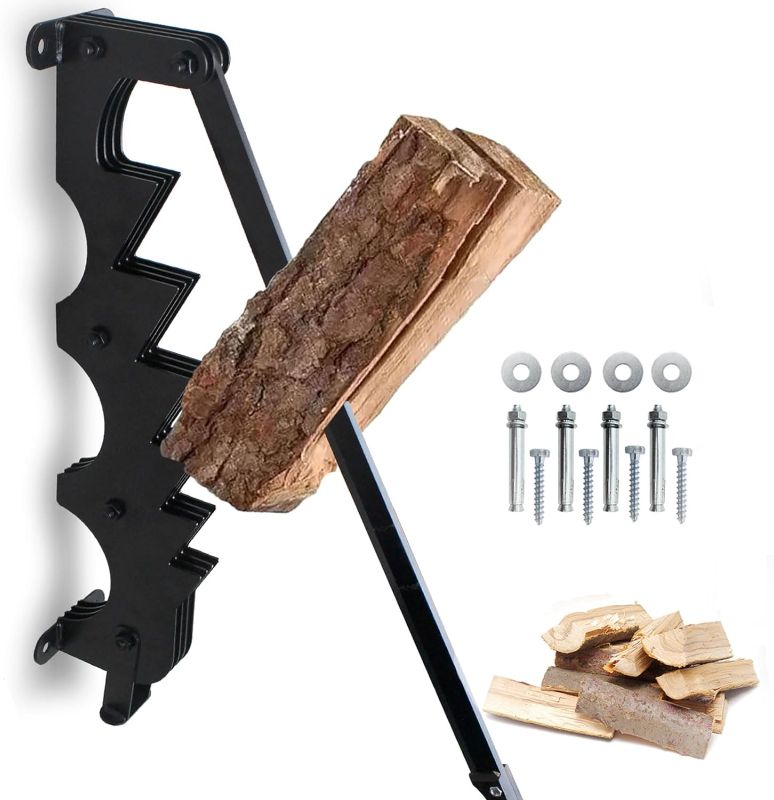 Photo 1 of **READ NOTES**Firewood Splitter Kindling,Wall Mounted Softwood Kindling Splitter, Manual Kindling Log Splitting Tool, Firewood Cutter Splitter Cracker, Firewood Splitter Wedge Outdoor, Easy to get firewood
