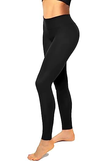 Photo 1 of (s-m)1pc, Black High Leggings for Women No See-Through-Soft Athletic Tummy Control
