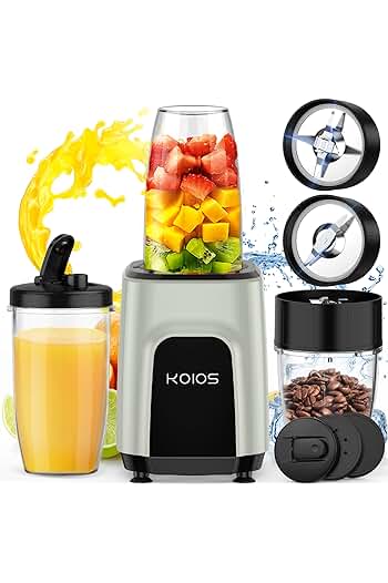 Photo 1 of **MISSING PARTS SEE NOTES**
KOIOS 900W Countertop Blenders for Shakes and Smoothies, 11 Pes Personal Blender with 2x18.6oz and 10oz Cups, Non-BPA

