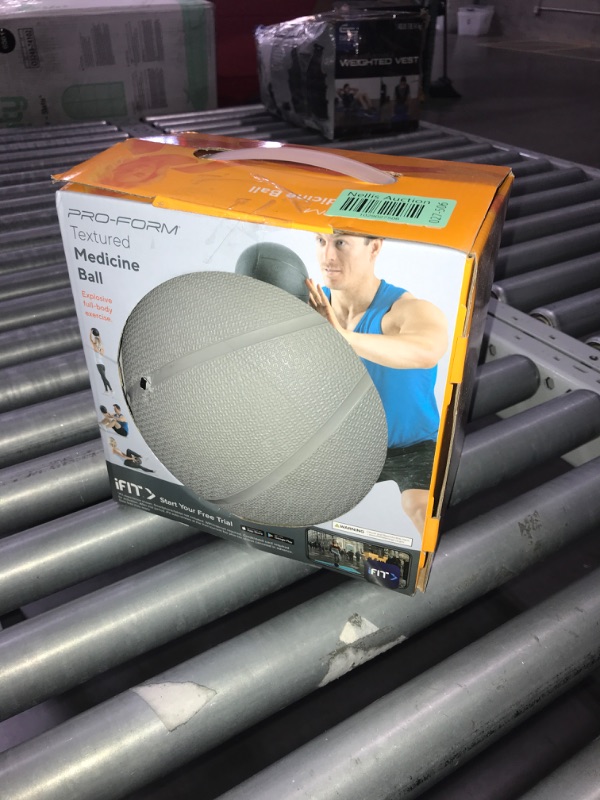 Photo 2 of (READ FULL POST) Pro-Form Medicine Ball, 6 LB - Fitness Non-Slip Ball. Dense Rubber Core
