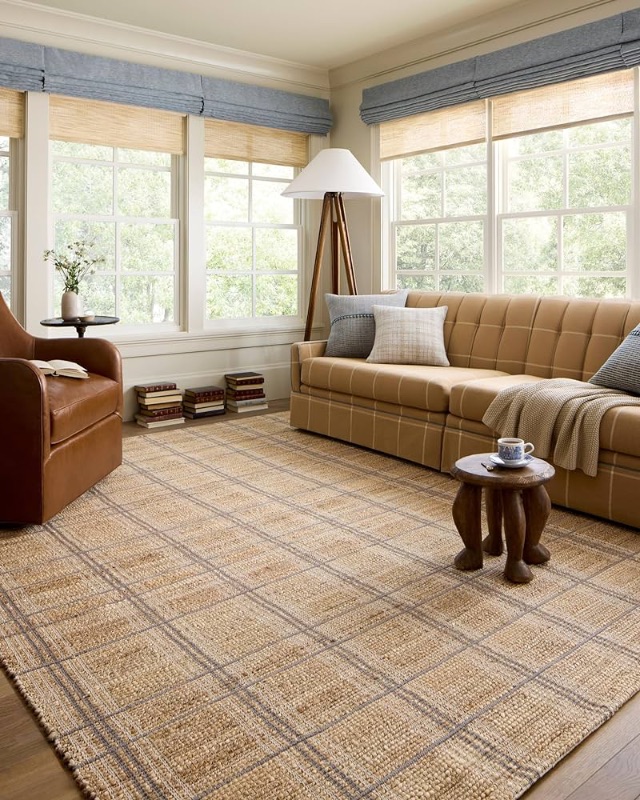 Photo 1 of Loloi Chris Loves Julia Judy Collection JUD-02 Natural/Stone 5'-0" x 7'-6" Area Rug