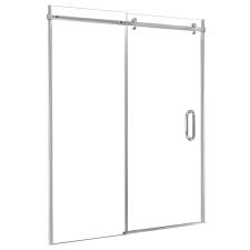 Photo 1 of **BOXES APPEAR UNOPENED**
CRAFT + MAIN Marina 60 in. W x 76 in. H Sliding Semi Frameless Shower Door/Enclosure in Silver with Clear Glass