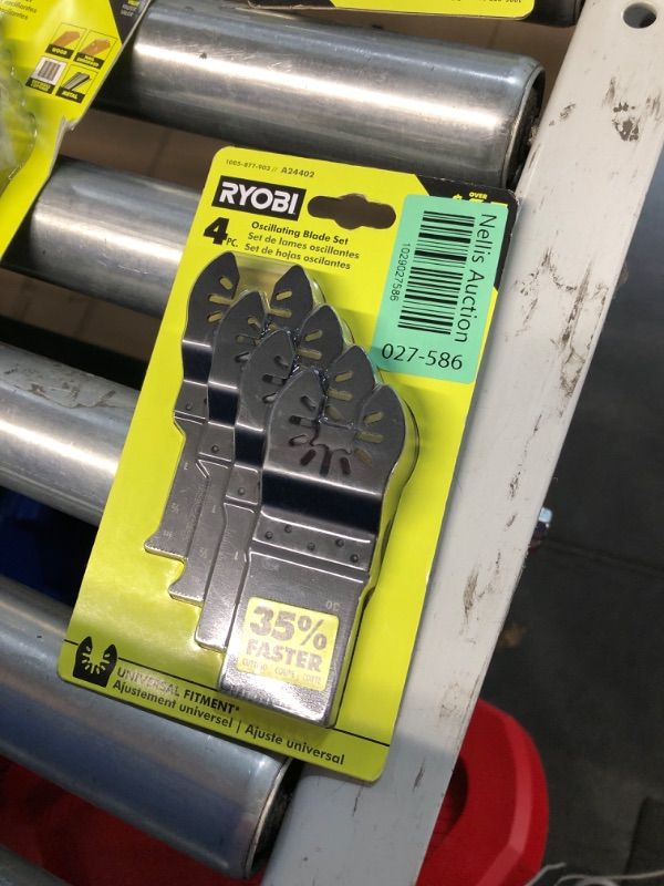 Photo 2 of Ryobi 4-Piece Wood and Metal Oscillating Multi Tool Blade Set