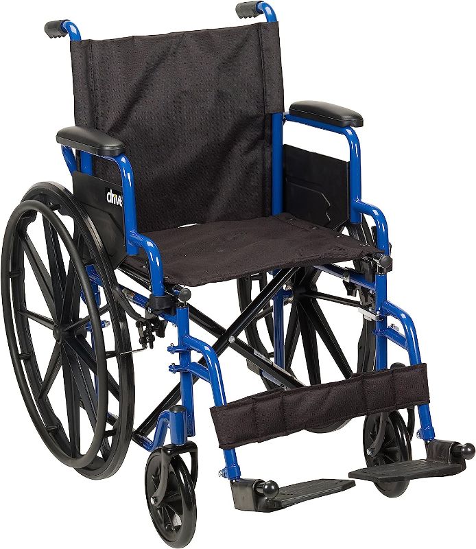 Photo 1 of  Ultra-Lightweight Wheelchair With Flip-Backs Arms & Swing-Away Footrests