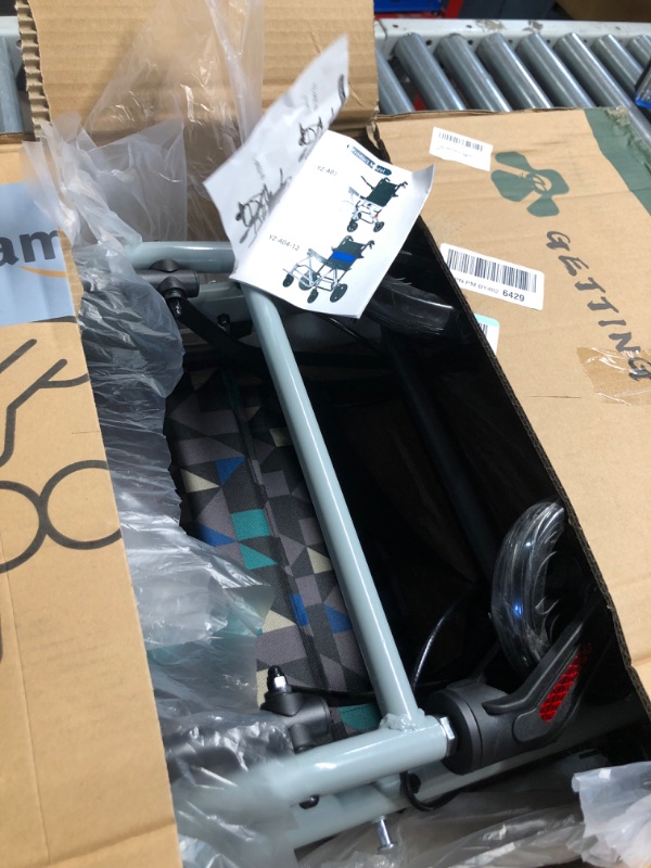 Photo 1 of  Ultra-Lightweight Wheelchair With Flip-Backs Arms & Swing-Away Footrests