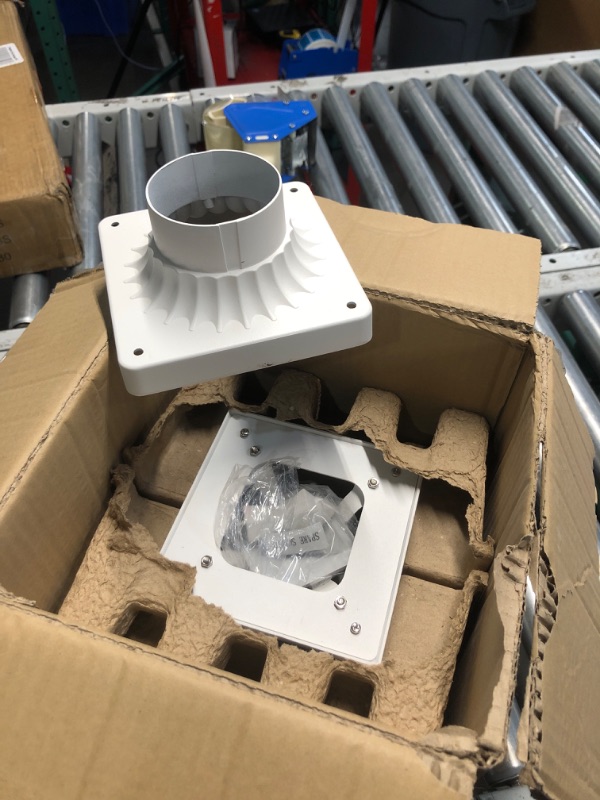 Photo 2 of **PARTS ONLY NON-REFUNDABLE READ NOTES**Kemeco ST4328Q-W Solar Post Light Outdoor Cast Aluminum White Fixture with 3 Inch Pire Mount for Pole Pillar Yard Garden Landscape Entryways Décor Lamp + Base White