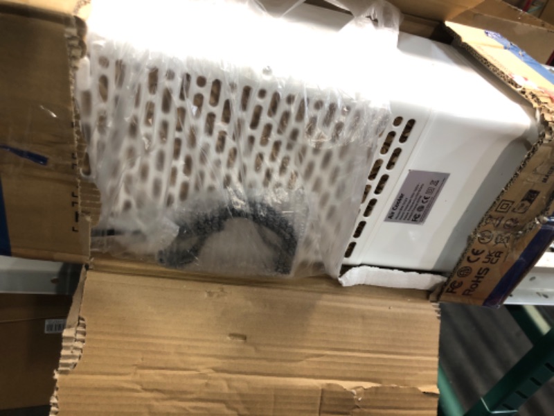 Photo 1 of Portable Air Conditioners, 3 IN 1 Windowless Air Conditioner Portable with Remote, Fast Cooling Evaporative Air Cooler with 3 Ice Box, Swamp Cooler 1-7H Timer 3-Speed Portable AC for Room Office White