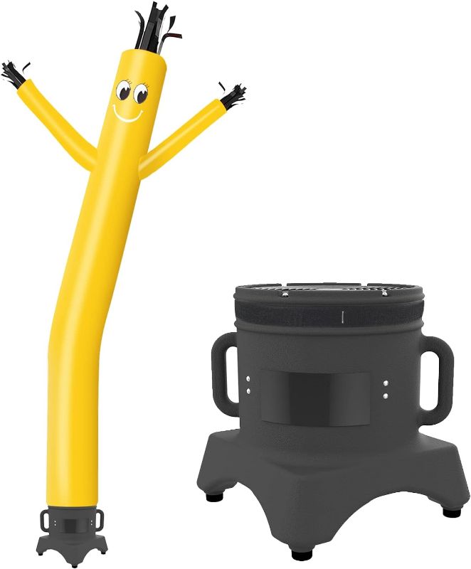 Photo 1 of **MISSING INFLATER - UNABLE TO TEST**
MOUNTO 10ft Inflatable Dancer Waving Tube Man Puppet for Store Sign (Yellow)