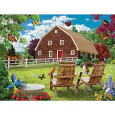 Photo 1 of Countryside Comfort 500 Piece Puzzle Bits and Pieces