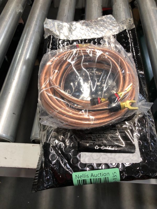 Photo 2 of Mukjipa-Cable-2.1 1pair Set Speaker Wire 24k Gold Plated connectors, 10AWG 5N OFC((99.999% Oxygen Free Copper Wire) Mukjipa-Cable-2.1 (3M(9.8ft), Banana Plug ? Y Plug)