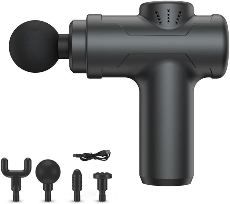 Photo 1 of **STOCK IMAGE FOR REFERENCE**
AYURA Massage Gun, Percussion Massager Gun with 30 Speed Levels & 9 Massage Heads