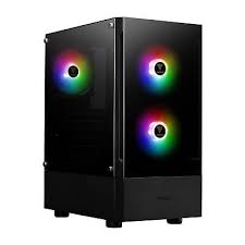 Photo 1 of **READ NOTES**Gamdias RGB Gaming ATX Mid Tower Computer PC Case with Side Tempered Glass Panel and a Magnetic Dust Filter & 3 Built-in 120mm ARGB Fans