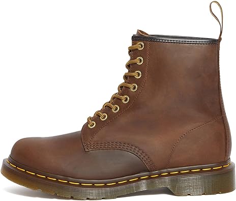Photo 1 of **WELL WORN**
Dr. Martens 1460 8-Eyelet Crazy Horse Boots Gaucho US Men 9 Women 10