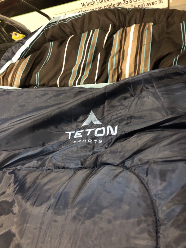 Photo 3 of (STOCK PHOTO FOR REFERNCE ONLY) TETON Celsius XL, -25, 20, 0 Degree Sleeping Bags, Durable and Warm Sleeping Bag for Adults and Kids. Camping Made Easy….and Warm. Compression Sack Included Blue (left zip) Xl -25f