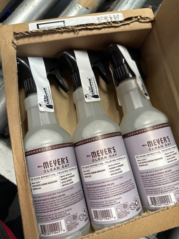 Photo 2 of Mrs. Meyer's Clean Day Multi-Surface Everyday Cleaner, Cruelty Free Formula, Lavender Scent, 16 oz- Pack of 3 Lavender Spray 16 Fl Oz (Pack of 3)