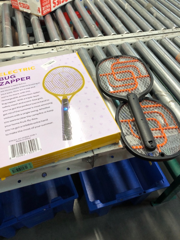 Photo 2 of **MODEL DIFFERENT**
Electric Fly Swatter [Set of 2] Handheld Bug Zapper Racket for Indoor/Outdoor 