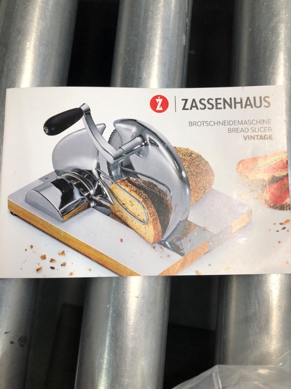 Photo 4 of (used)(see all images) Zassenhaus 72006 Manual bread slicer 11.75-Inch by 8-Inch Multicolor