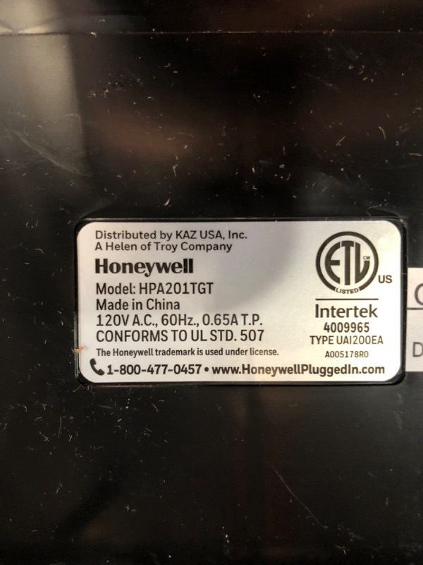 Photo 3 of (PARTS ONLY/ NO RETURNS OR REFUNDS/ SEE NOTES) 
Honeywell HPA200 HEPA Air Purifier for Large Rooms