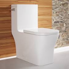 Photo 1 of **BOX OPENED FOR INSPECTION**
Swiss Madison 1-Piece 1.1/1.6 GPF Dual Flush Square Toilet in White