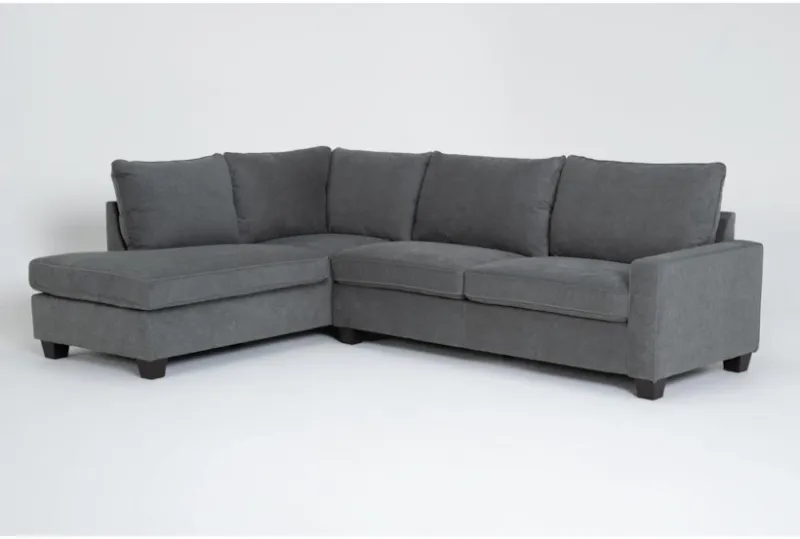 Photo 1 of ***NONREFUNDABLE - NOT FUNCTIONAL - FOR PARTS ONLY - SEE COMMENTS***
Reid Grey Fabric 109" 2 Piece L-Shaped Sectional with Left Arm Facing Corner Chaise