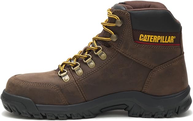 Photo 1 of Stock photo for reference, Cat Footwear Men's Outline Steel Toe Work Boot 9.5
