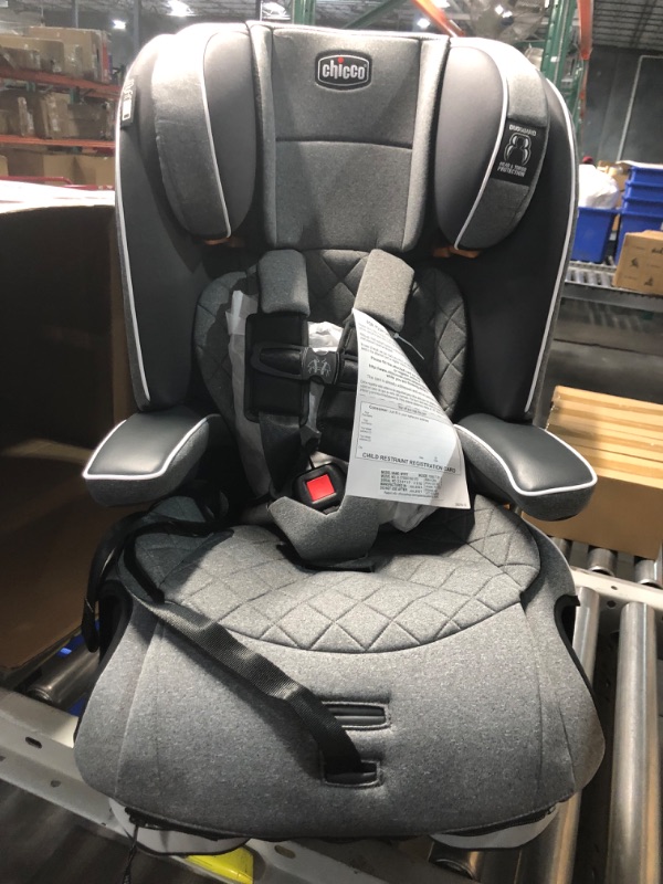 Photo 5 of Chicco MyFit Zip Harness + Booster Car Seat - Granite, Grey Granite MyFit with Zip and Wash Fabric Harness&Booster 