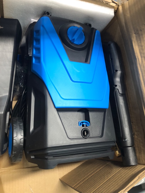 Photo 4 of AgiiMan Electric Pressure Washer, 4200PSI Max 2.8 GPM Power Washer Electric Powered with 20FT Hose, 4 Nozzles, Blue