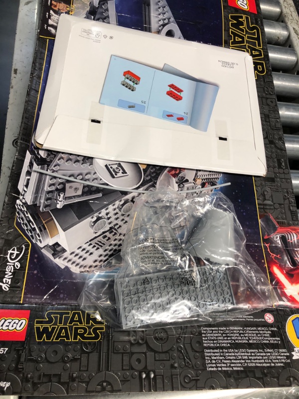 Photo 4 of LEGO Star Wars Millennium Falcon 75257 Building Set - Starship Model with Finn, Chewbacca, Lando Calrissian, Boolio