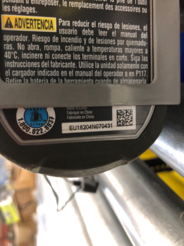 Photo 1 of ***USED AND DIRTY - MISSING OIL CAP AND CHAIN - UNABLE TO TEST - SEE PICTURES***
Ryobi P546 10 in. ONE+ 18-Volt Lithium+ Cordless Chainsaw, Battery Included
