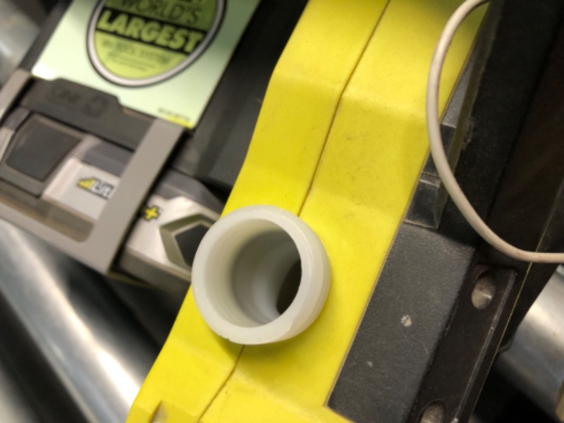 Photo 1 of ***USED AND DIRTY - MISSING OIL CAP AND CHAIN - UNABLE TO TEST - SEE PICTURES***
Ryobi P546 10 in. ONE+ 18-Volt Lithium+ Cordless Chainsaw, Battery Included