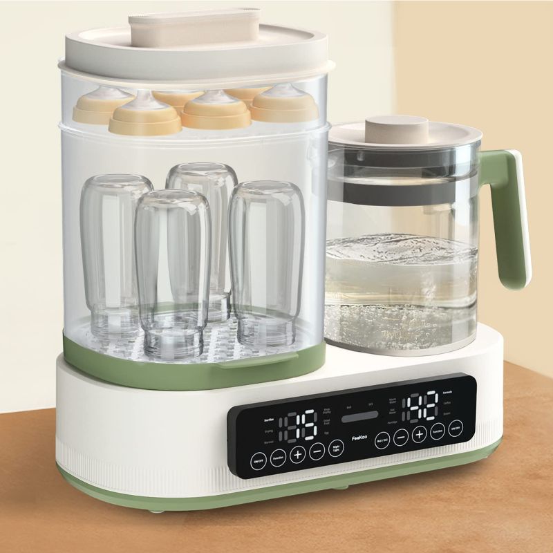Photo 1 of ***USED - GIVES OFF ERROR CODE - SEE PICTURES - DIRTY***
Feekaa Baby Bottle Warmer for Breastmilk,Multifunctional Bottle Steamer and Dryer, Bottle Maker Formula Machine with 44 oz Electric Baby Kettle, Water Warmer for Baby Formula,Temperature Control (±1