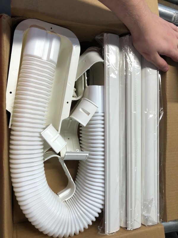 Photo 3 of 
3" W 16.1Ft L Line Set Cover Kit for Mini Split Air Conditioners Decorative PVC Slim Line Cover for Central AC & Heat Pumps Systems Tubing