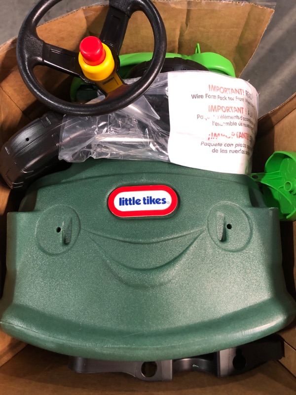 Photo 1 of (used item)(minor damage)Little Tikes Cozy Coupe Dinosaur – Amazon Exclusive Large, Green