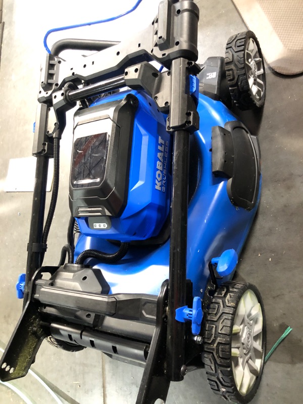 Photo 4 of **NON-REDUNABLE PARTS ONLY- VERY USED**  Kobalt Gen4 40-volt 20-in Cordless Push Lawn Mower 6 Ah (1-Battery and Charger Included)
