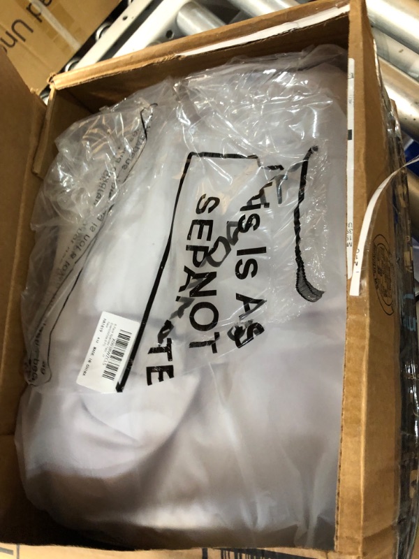 Photo 1 of 
WEALUXE White Table Cloths for 6 Foot Folding Tables [6 Pack, 60x102 Inches] White Tablecloths Rectangular, Stain and Wrinkle Resistant