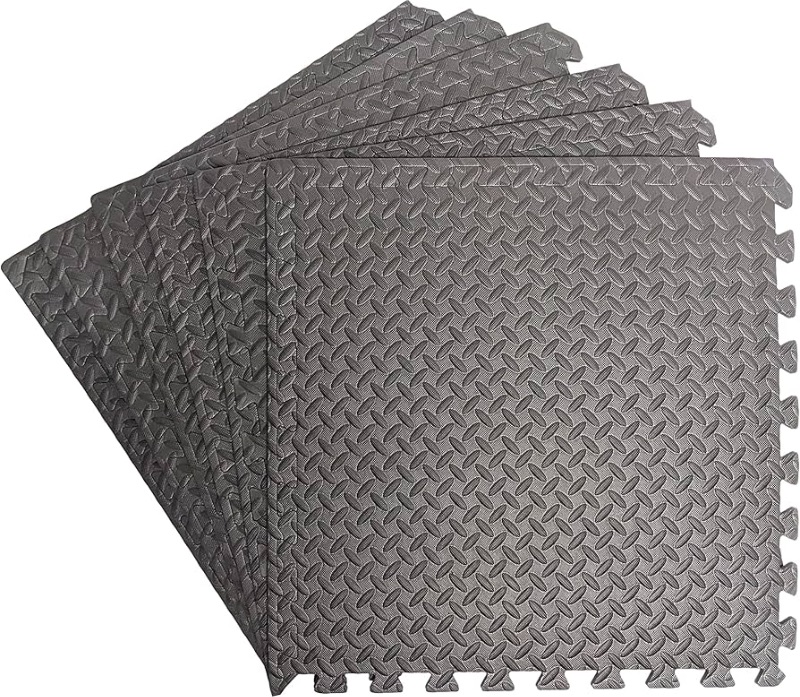 Photo 1 of ***DAMAGED - SLASHED - SEE PICTURES***
Interlocking Foam Tiles ½-inch Thick Exercise Mat - Soft Supportive Cushion for Exercising or Gym Equipment Floor Protection - SciencePurchase 2 Foot x 2 Foot, 6 Tiles