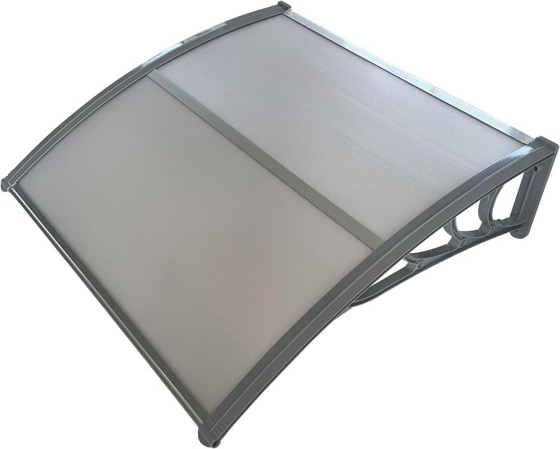 Photo 1 of (READ FULL POST) Panana Door Canopy Outdoor Awning, 40''x40''Window Garden Canopy Patio Porch Awning, Rain Shelter Cover,80/100/200/300CM (39.37x39.37x11 inch, clear)