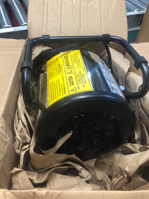 Photo 1 of (similar to stock photo) Greenhouse Heater with Thermostat, 1500W PTC Fast Heating with Overheat Protection, 3-Speed Setting Small Grow Tent Heater, Electric Portable Heater Fan for Green House, Flower Room, Workplace