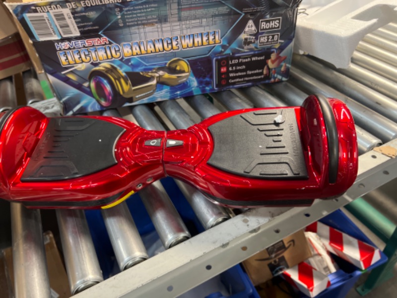 Photo 1 of ***PARTS ONLY******NON REFUNDABLE***
Newest Bluetooth Hoverboard, LED Wheels Chrome Color Self Balance Scooter for Kids, Teenager (Chrome Red)